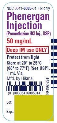 Phenergan Injection - FDA prescribing information, side effects and uses