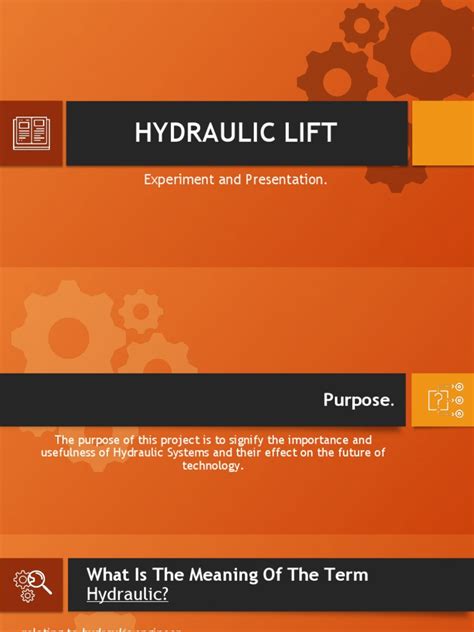 Hydraulic Lift | PDF