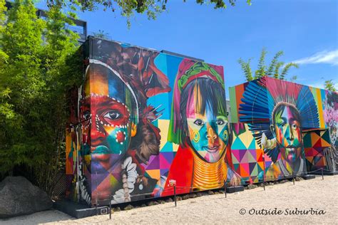 Murals at Wynwood Walls in Miami • Outside Suburbia Family