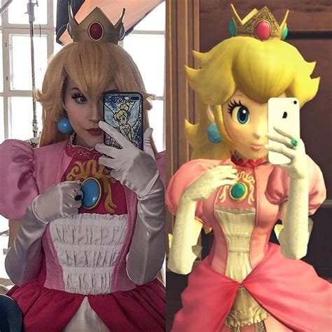 princess peach cosplay by @marinatinker #NintendoRussia # ...