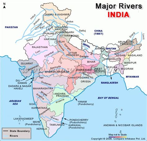 List of Important Rivers of India and their Names, Origin, Destination and Length S.N. Name of ...