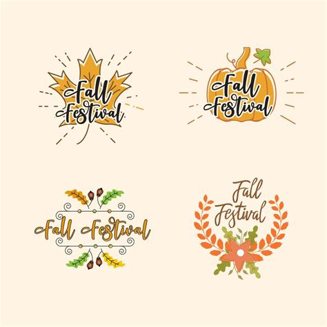 Fall Festival element Vector design illustration 4302319 Vector Art at ...