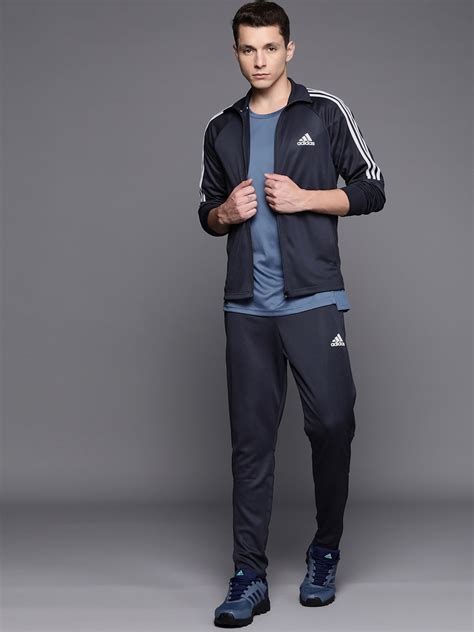 Buy ADIDAS Men Navy Blue Sereno Cut 3 Stripes Aeroready Sustainable Tracksuit - Tracksuits for ...