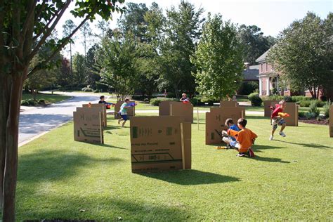 Nerf Gun Backyard Party | Chella's Common Cents