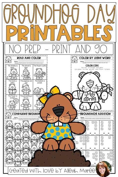 Groundhog Day Printable - Printable Word Searches