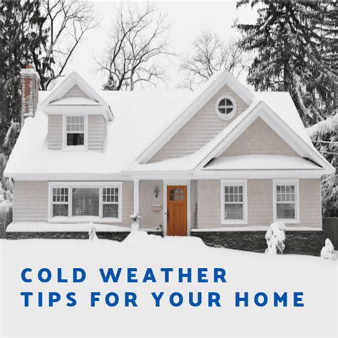 News Flash • Cold Weather Tips for the Home