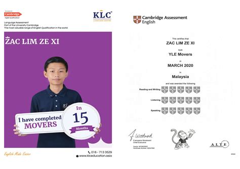 Cambridge A1 Movers - KLC English Language Centre