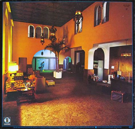 THE EAGLES Hotel California Album Cover Photos & Detailed Description 12" LP Vinyl Record # ...