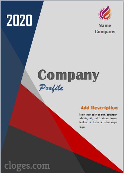 Simple Company Profile Free Word Template