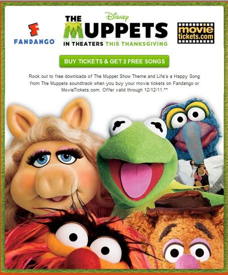 Get 2 Free Songs from The Muppets Soundtrack