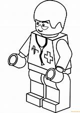 Dibujo De Lego City Doctor Para Colorear  Dibujos sketch template