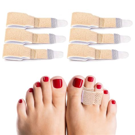 Aidi 6PCS Hammer Toe Corrector, Hammer Toe Straightener, Hammer Toe Splints, Toe Cushioned ...