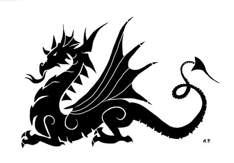 Dragon Silhouette Clip Art - ClipArt Best