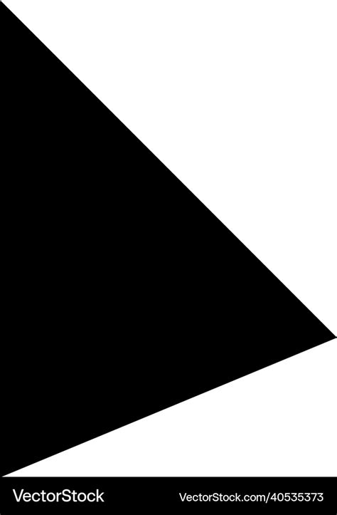 Black triangle icon modern simple mouse cursor Vector Image