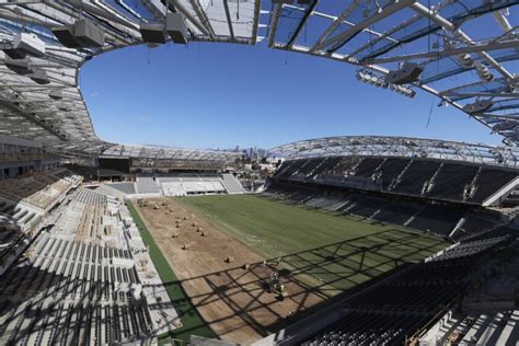 A new soccer stadium rises near downtown for LAFC - Los Angeles Times