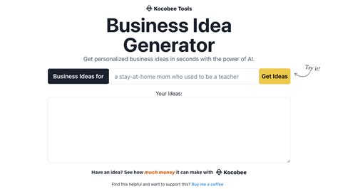 Business Idea Generator