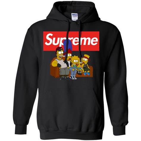 Supreme Bart Simpson Family Shirt G185 Pullover 8 Oz | Minaze