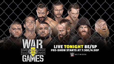 NXT TakeOver: WarGames match card, previews, start time and more | WWE