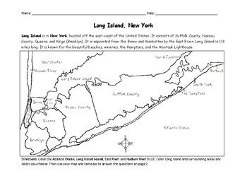 Printable Map Of Long Island - Cities And Towns Map