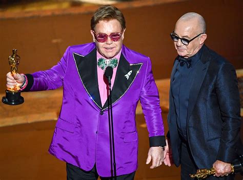 Elton John & Bernie Taupin Win First Oscar Together in 53 Years - E! Online - UK