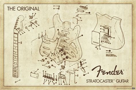 Fender Stratocaster Original Poster