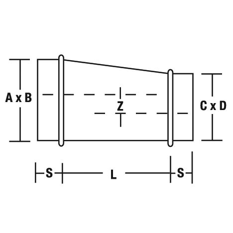 Flat Oval Eccentric Reducer