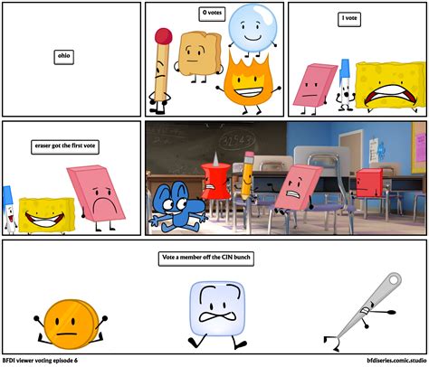 BFDI viewer voting episode 6 - Comic Studio