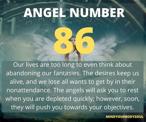 86 Angel Number: Meaning And Symbolism - Mind Your Body Soul