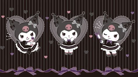 Gothic Lolita Kuromi Background From Sanrio - Kawaii Hoshi