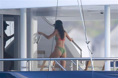 KENDALL JENNER and Harry Styles at a Yacht in St. Barts 12/31/2015 ...