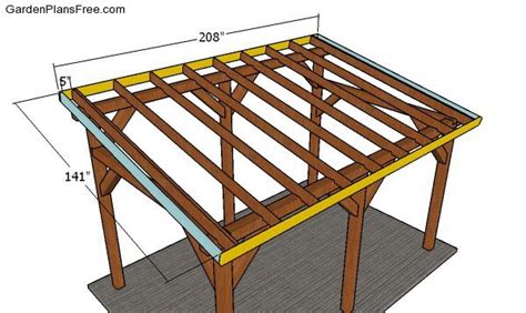 Lean to Carport Plans - Free PDF Download | Free Garden Plans - How to build garden projects ...