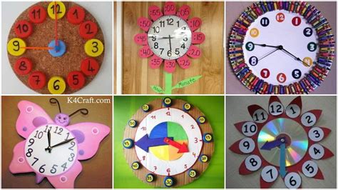 DIY Simple Clock Crafts To Tell Kids Time - Kids Art & Craft