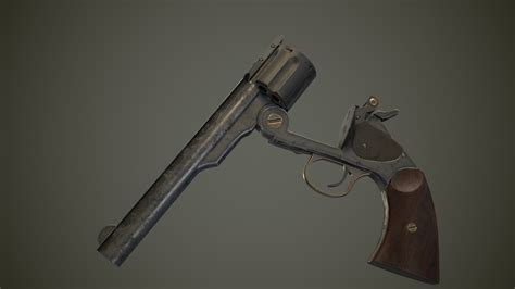 3D Schofield Revolver Model - TurboSquid 1465881