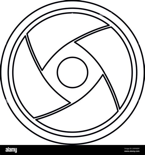 Camera lens icon, outline style Stock Vector Image & Art - Alamy