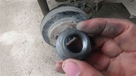 Mitsubishi mirage hatchback rear brake drum removal and inspect brake ...