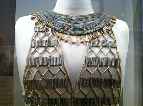 Egyptian Beadnet Dress (Detail) (Illustration) - Ancient History ...