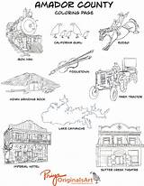 Amador County Coloring Sheet – Priyaoriginalsart sketch template