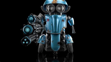 Blue Robot Wallpapers - Top Free Blue Robot Backgrounds - WallpaperAccess