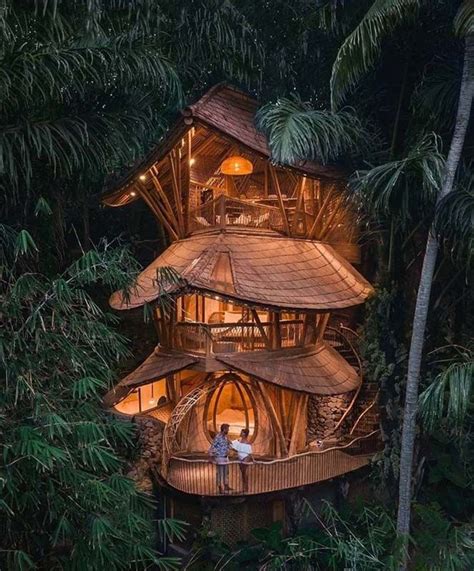 There’s a magical bamboo treehouse in Bali where you can sleep in a magical forest!- Aura House ...