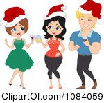 christmas cartoon people - Clip Art Library