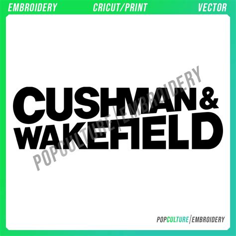 Cushman Wakefield logo - Official Logo for Embroidery & Vector • Pop Culture Embroidery • 100k ...