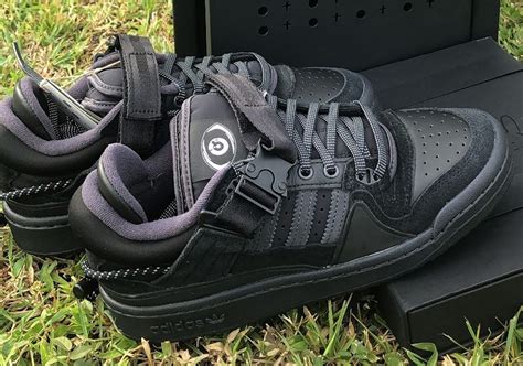 Bad Bunny adidas Forum Buckle Low Black GW5021 | SneakerNews.com