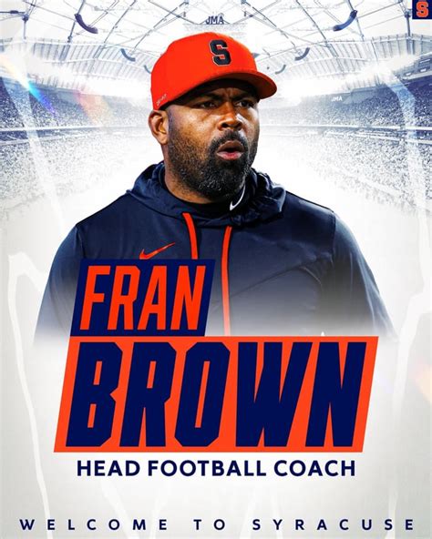 Syracuse Hires Georgia DB Coach Fran Brown As Head Coach : r/CFB