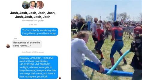 The 'Josh Fight' Meme Actually Happened IRL, Horde Of Joshes Met In A Cornfield To Beat Each ...