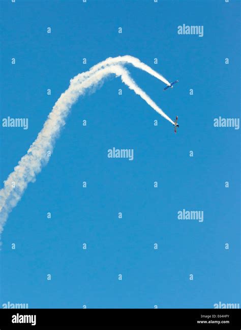 VANS RV-8 aircraft in aerobatic display in the UK Stock Photo - Alamy