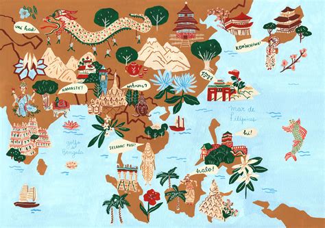 Maps and travel illustrations :: Behance