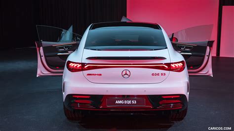 2023 Mercedes-AMG EQE 53 4MATIC+ (Color: Opalite White Bright) - Rear | Caricos