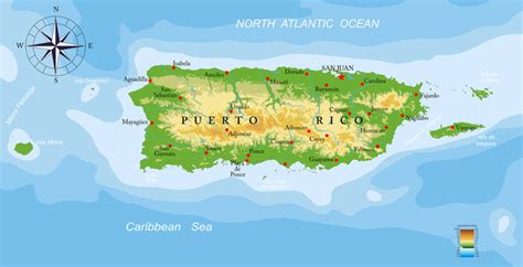 Puerto Rican Map