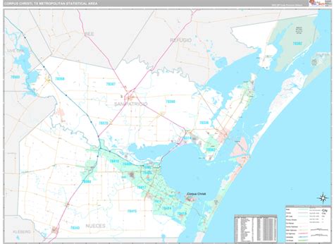 Corpus Christi Metro Area, TX Maps