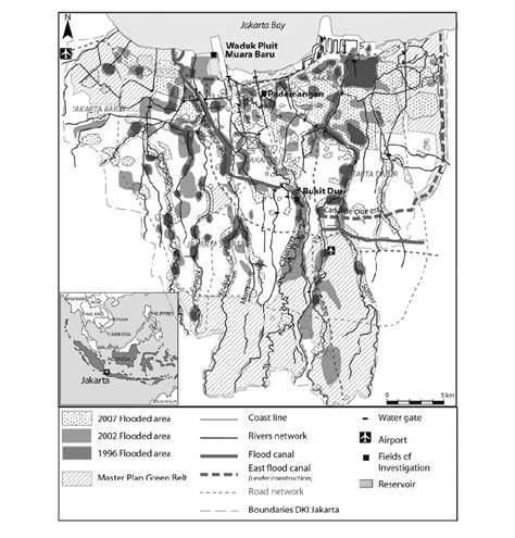 Flood Map of Jakarta 3) | Download Scientific Diagram